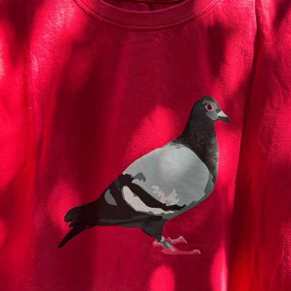 Staple Pigeon Tee Red Ombré - Picture 2 of 4